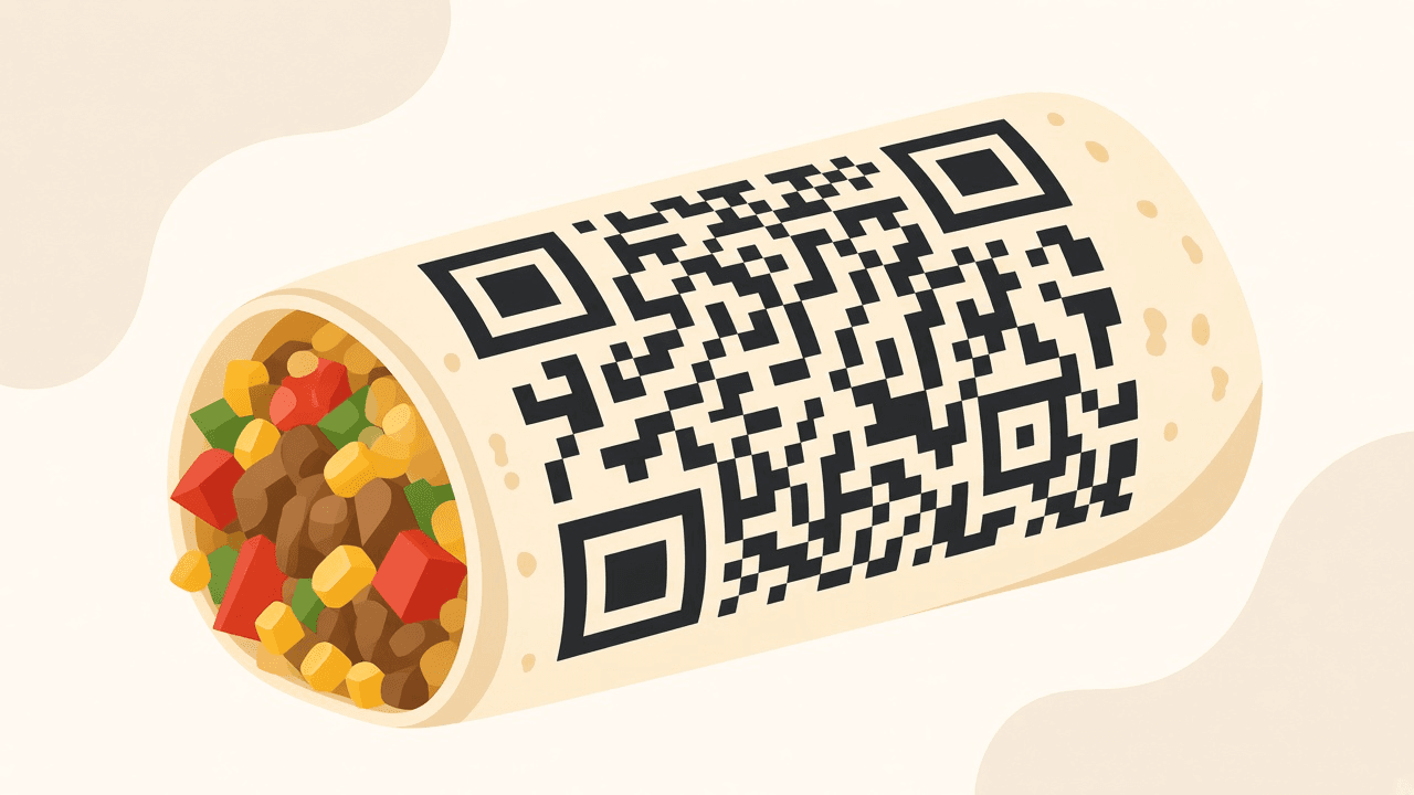 Illustrated QR code